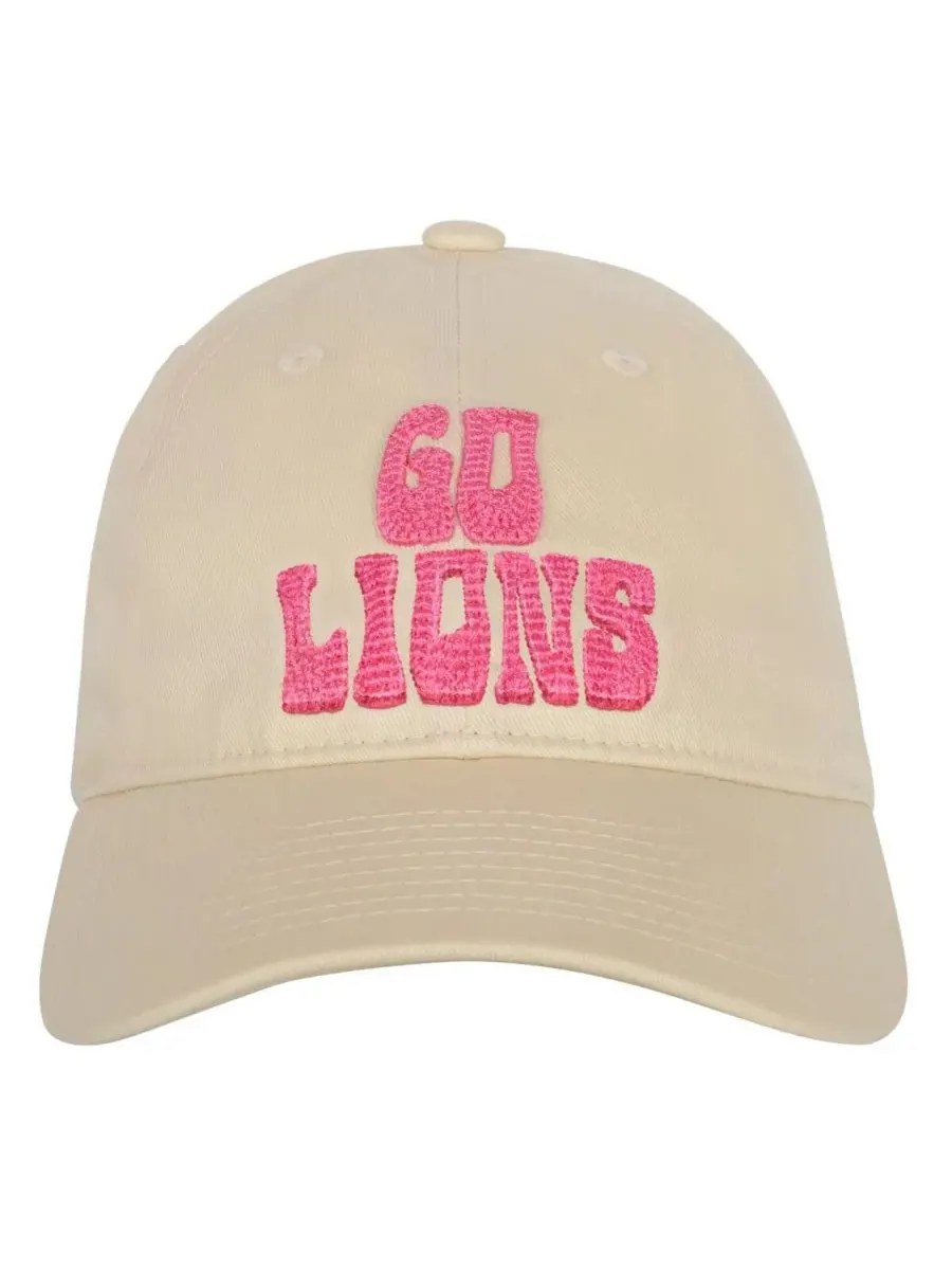Outerstuff Регулируемая кепка Big Girls Cream Detroit Lions Blitz — изображение 2 из 3, бежевый