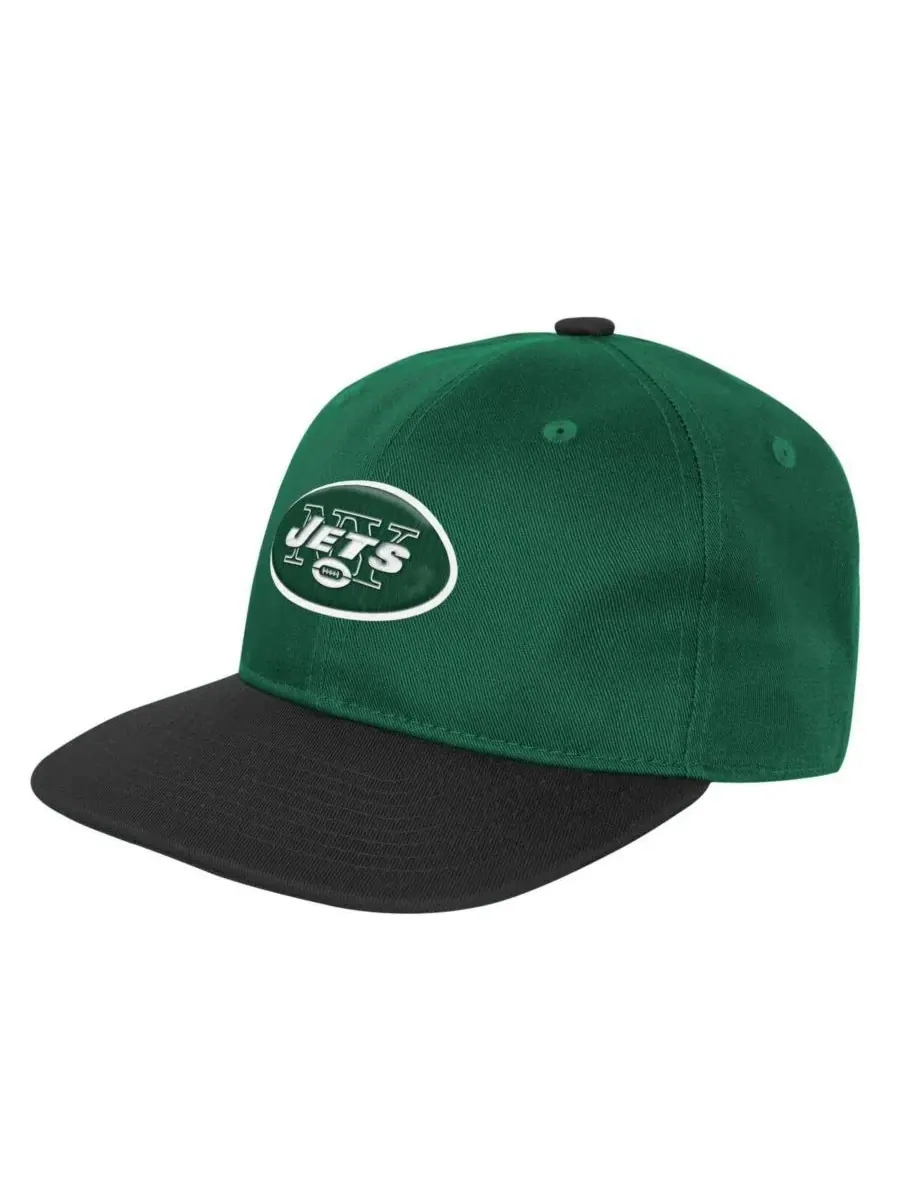 Outerstuff Большая зеленая регулируемая кепка New York Jets в стиле ретро для мальчиков и девочек — изображение 1 из 3