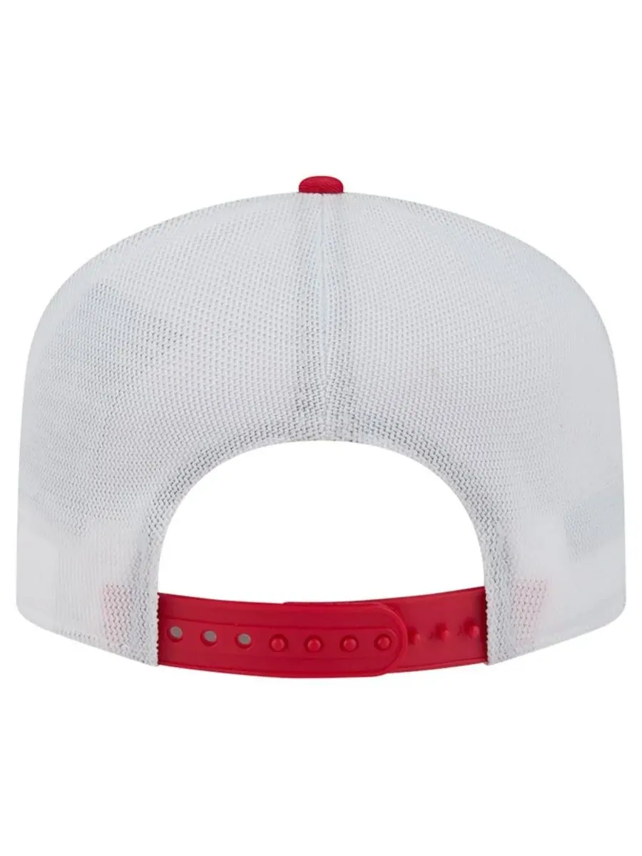 New Era Мужская регулируемая кепка с нашивкой Kansas City Chiefs 19TWENTY красно-белого цвета — изображение 3 из 5