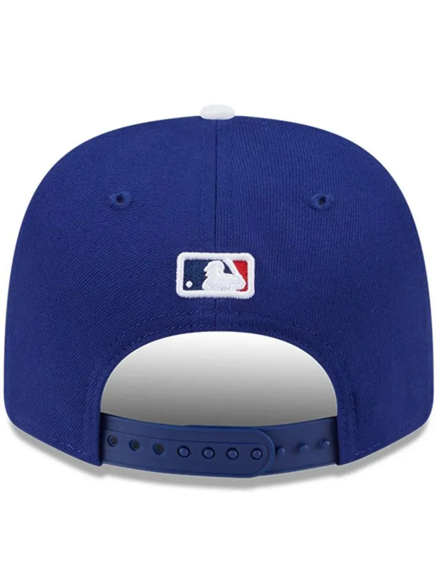 Мужская регулируемая бейсболка Royal Los Angeles Dodgers Player Replica 9SEVENTY New Era — изображение 2 из 5, королевский