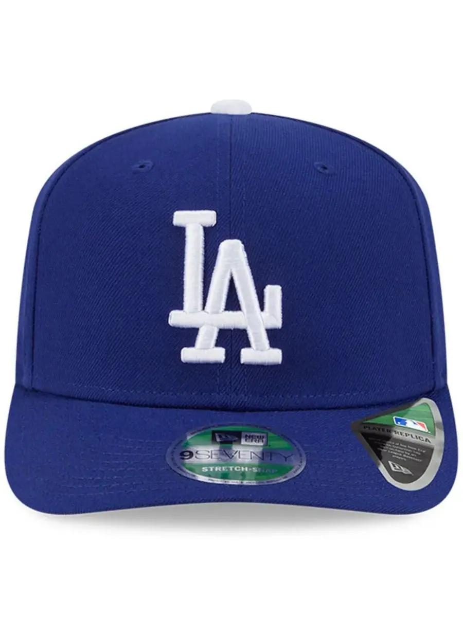 Мужская регулируемая бейсболка Royal Los Angeles Dodgers Player Replica 9SEVENTY New Era — изображение 5 из 5, королевский