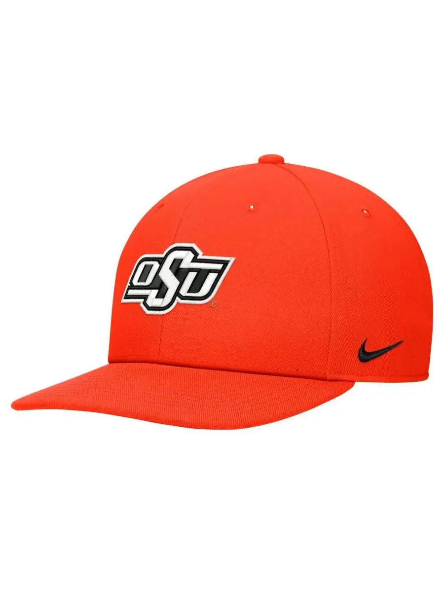 Nike Мужская оранжевая бейсболка Oklahoma State Cowboys Pro Snapback — изображение 1 из 2, оранжевый