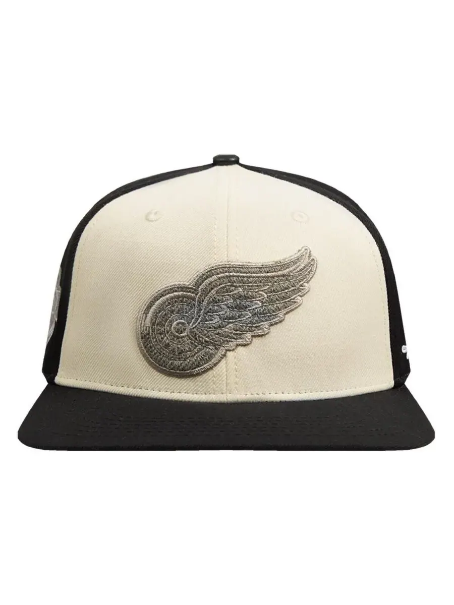 Pro Standard Мужская кремовая кепка-бейсболка Detroit Red Wings из французского махрового трикотажа — изображение 4 из 4