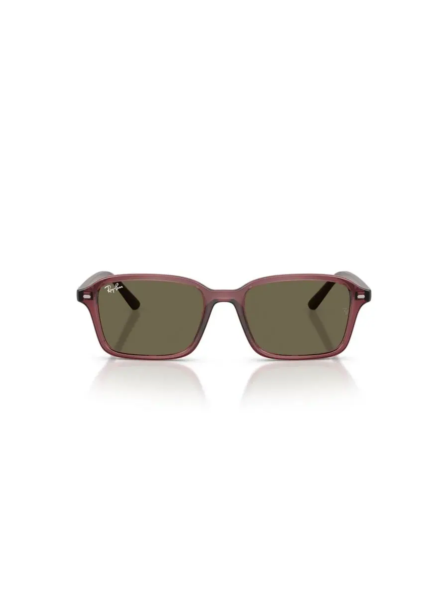 Детские квадратные солнцезащитные очки, RB9131S Ray-Ban Jr — изображение 2 из 7, прозрачный-фиолетовый