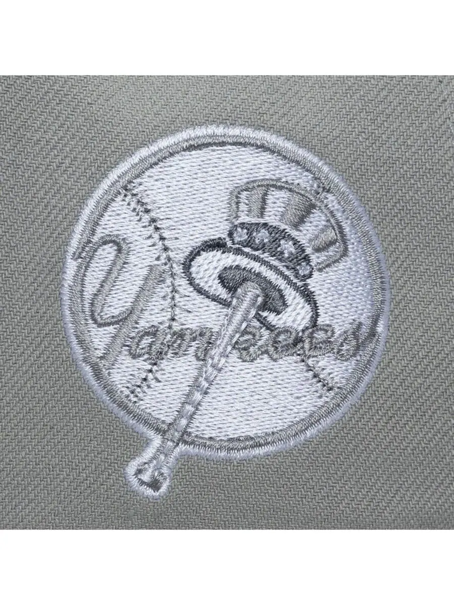 Мужская серая регулируемая бейсболка New York Yankees Thunderstorm Head Coach Pro-Crown Mitchell & — изображение 3 из 4