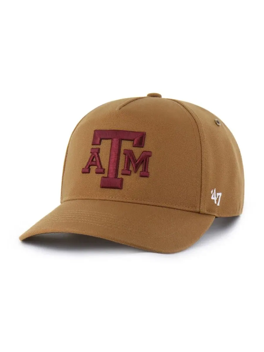 Кепка Hitch с козырьком, модель Texas A&M Aggies '47 Brand — изображение 1 из 4, коричневый