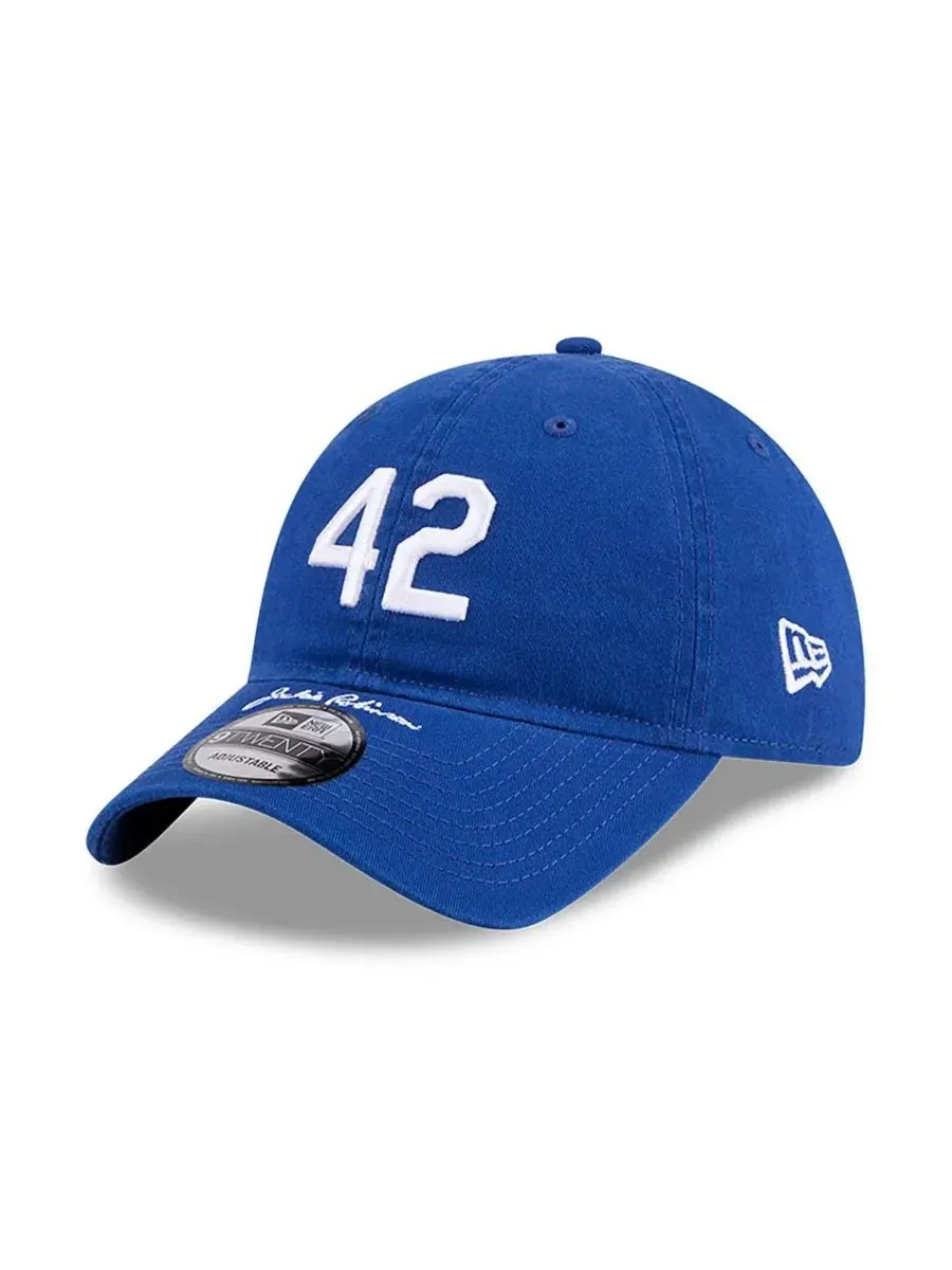 Бейсболка New Era 9TWENTY с вышивкой, Chicago Cubs, Jackie Robinson Day — изображение 3 из 5, королевский