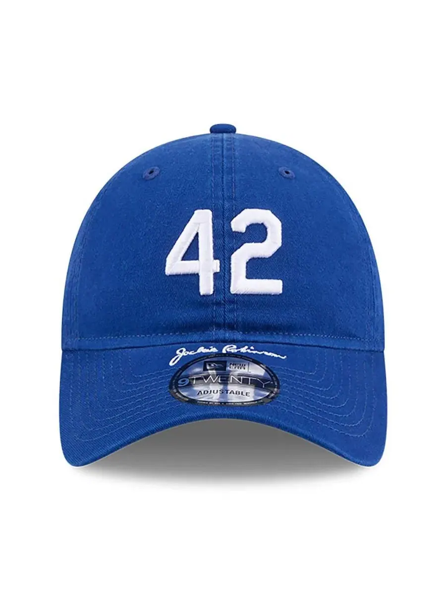 Бейсболка New Era 9TWENTY с вышивкой, Chicago Cubs, Jackie Robinson Day — изображение 5 из 5, королевский