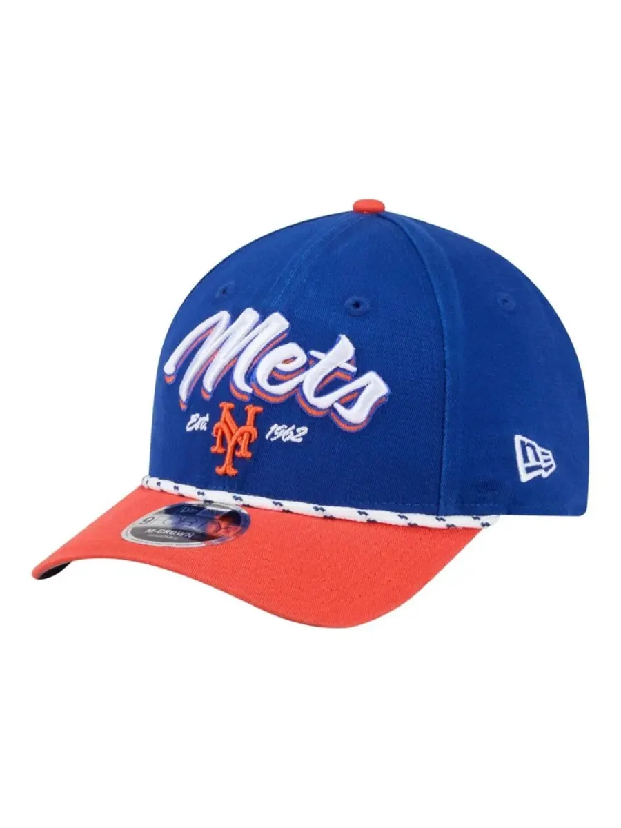 Бейсболка New York Mets Team Loyal 9FORTY M-Crown с вышивкой New Era — изображение 1 из 7, оранжевый