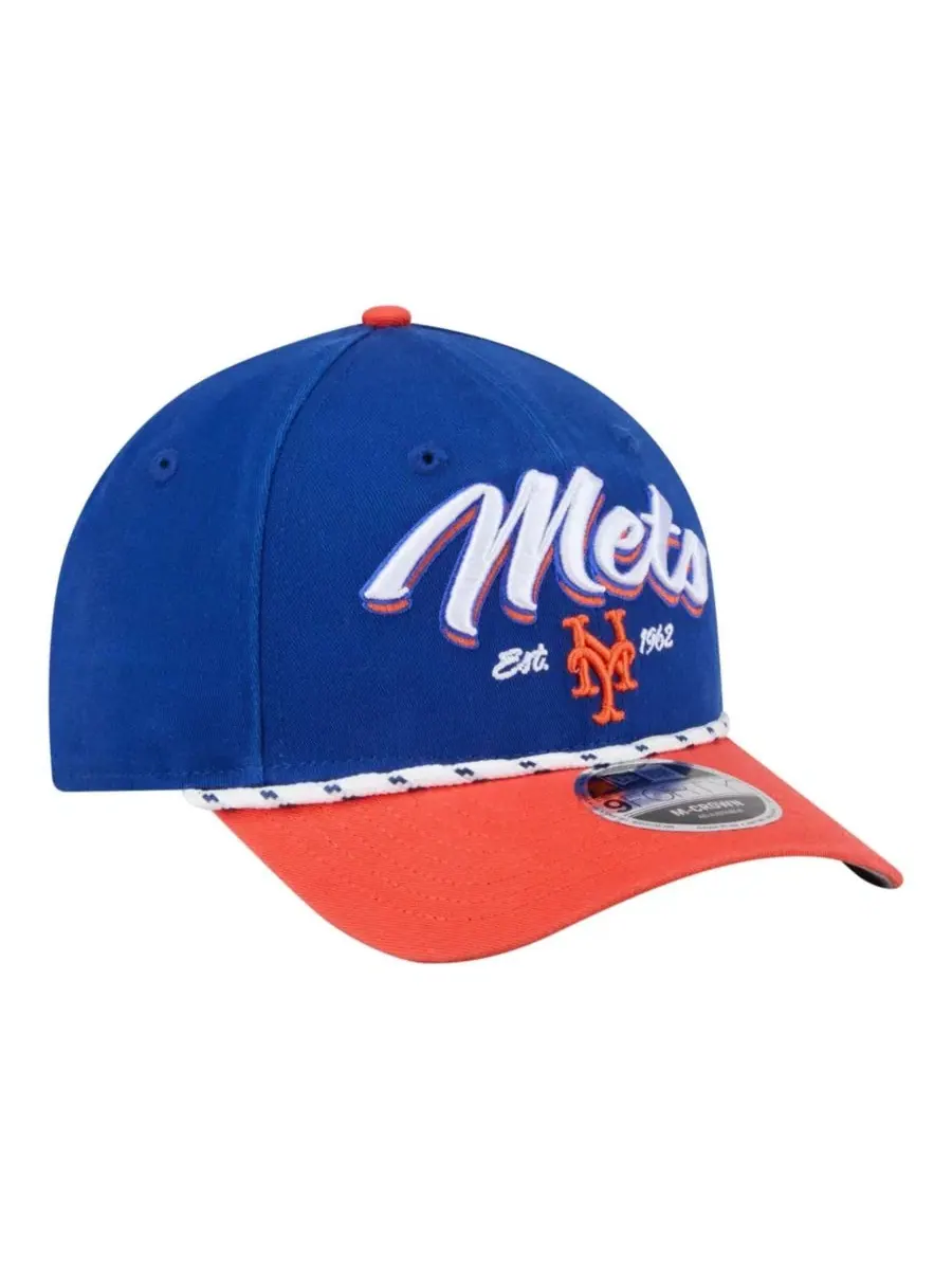 Бейсболка New York Mets Team Loyal 9FORTY M-Crown с вышивкой New Era — изображение 3 из 7, оранжевый