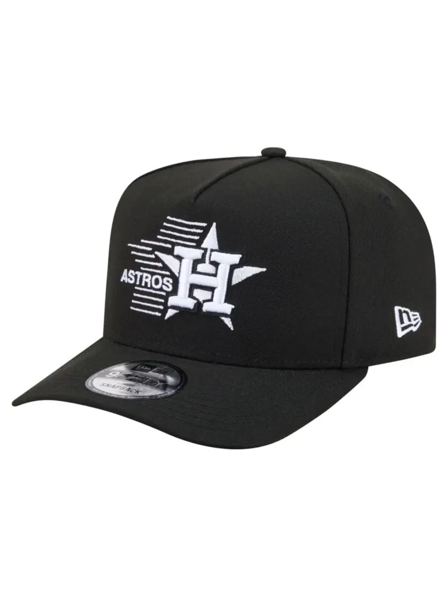 Кепка-снэпбек Houston Astros Motion A-Frame 9FIFTY New Era — изображение 1 из 6, черный