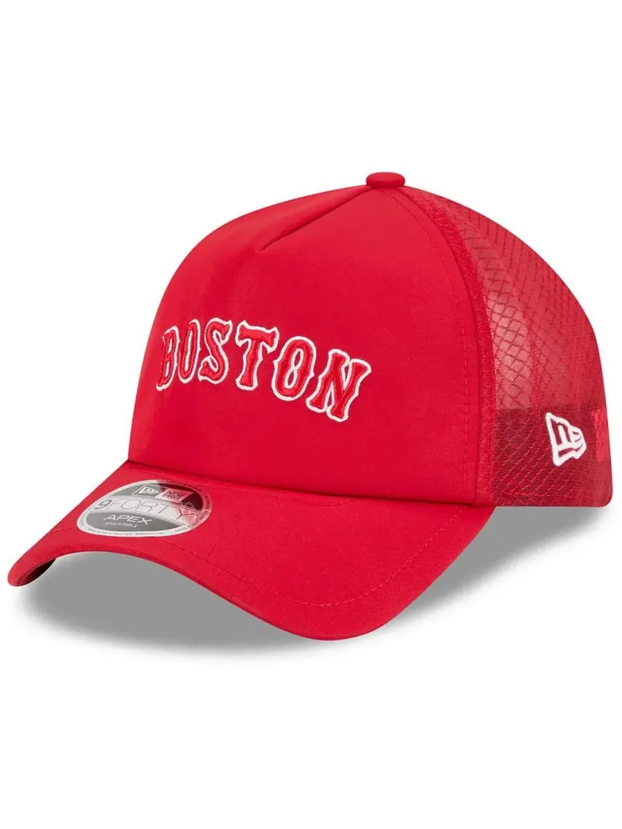 Кепка New Era с вышитым логотипом Boston Red Sox — изображение 1 из 4, красный