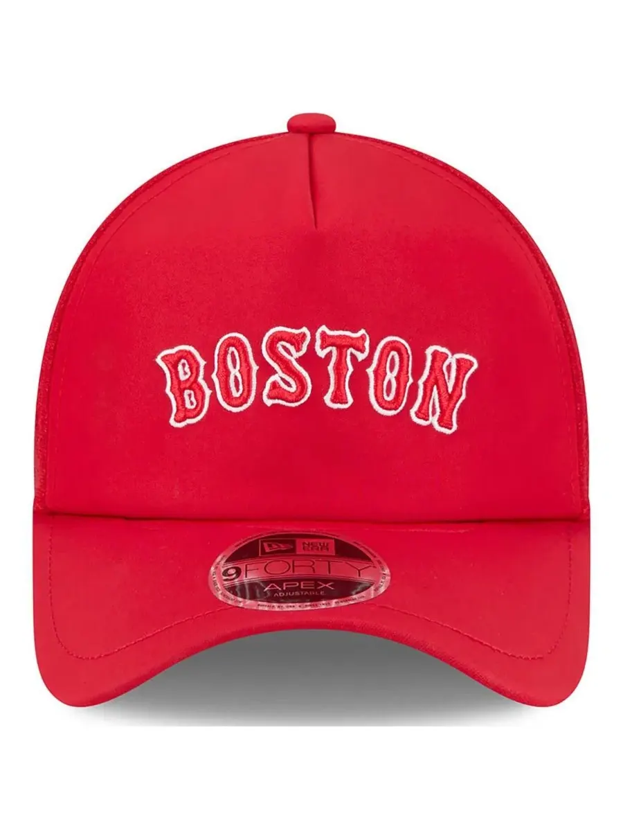 Кепка New Era с вышитым логотипом Boston Red Sox — изображение 4 из 4, красный