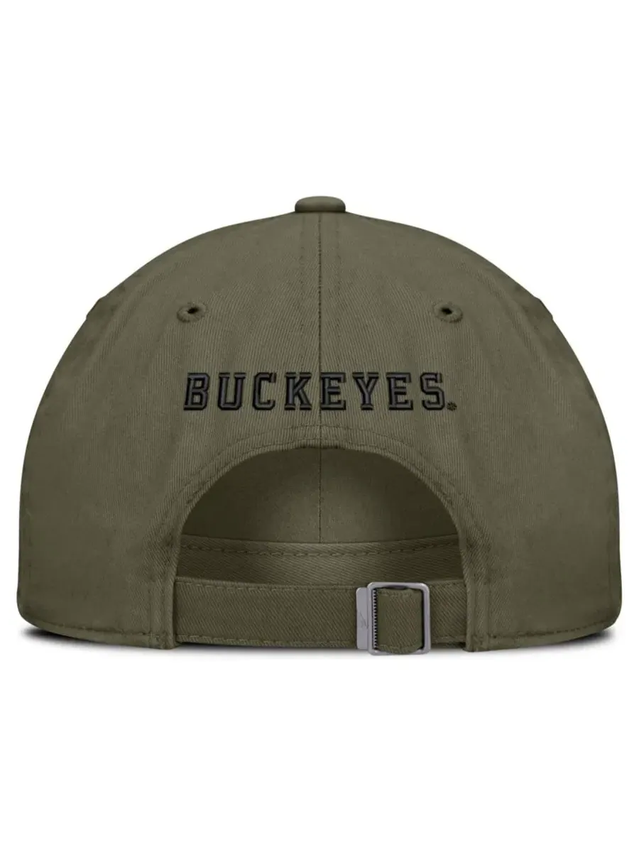 Кепка Nike Dri-FIT с вышивкой Ohio State Buckeyes — изображение 4 из 4, оливковый