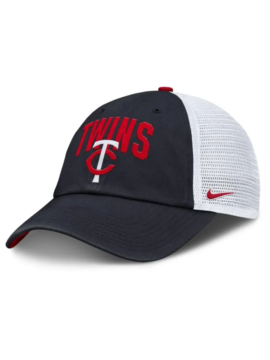 Бейсболка Nike с вышитым логотипом Minnesota Twins — изображение 1 из 5, темно-синий белый