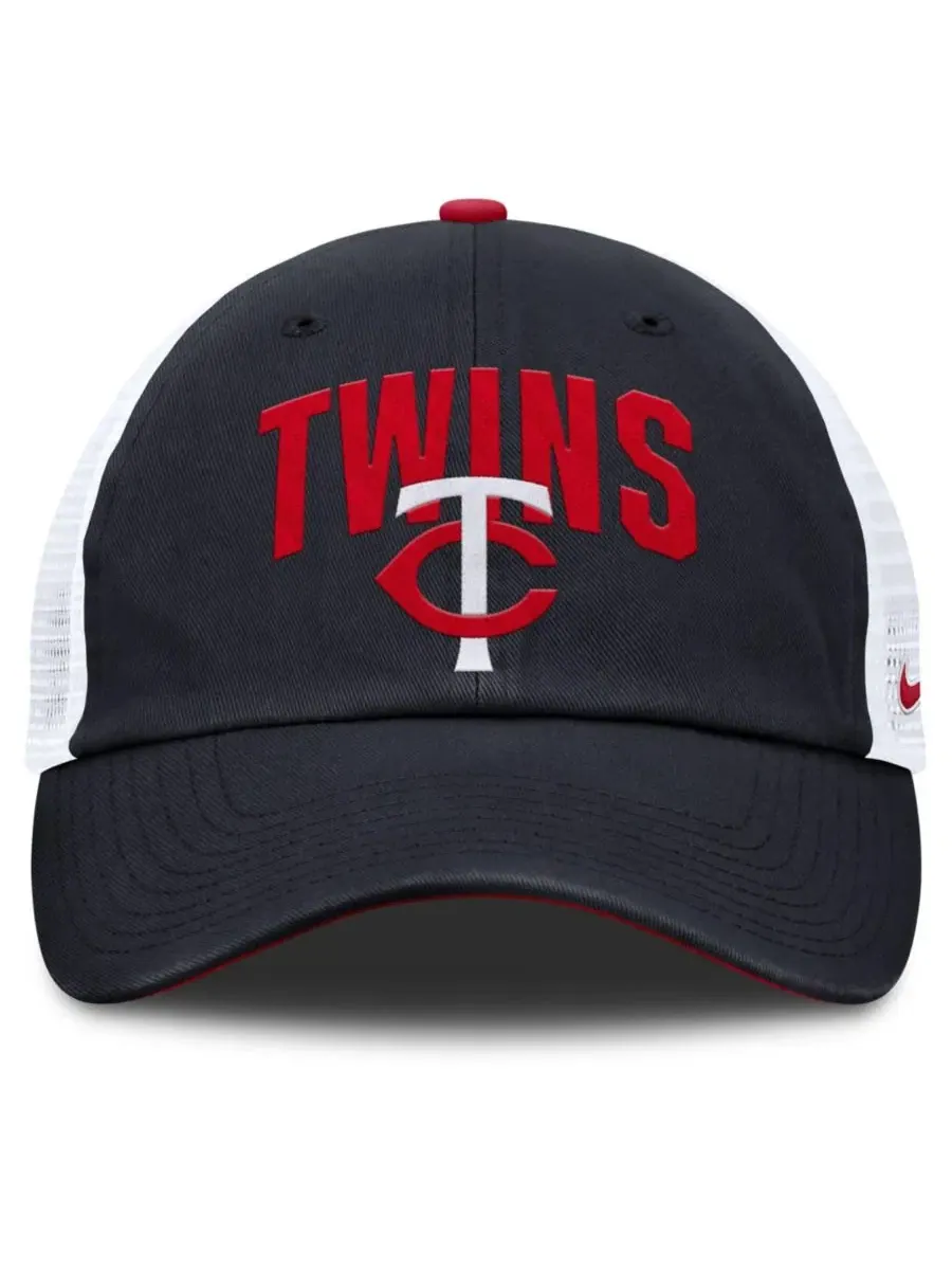 Бейсболка Nike с вышитым логотипом Minnesota Twins — изображение 2 из 5, темно-синий белый