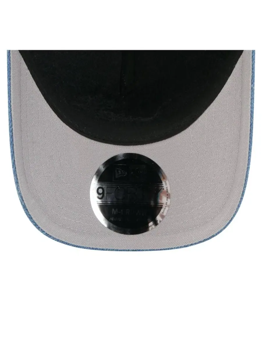 Кепка New Era A-Frame 9FORTY, джинсовая, с вышивкой Detroit Lions — изображение 5 из 7, джинсовый синий