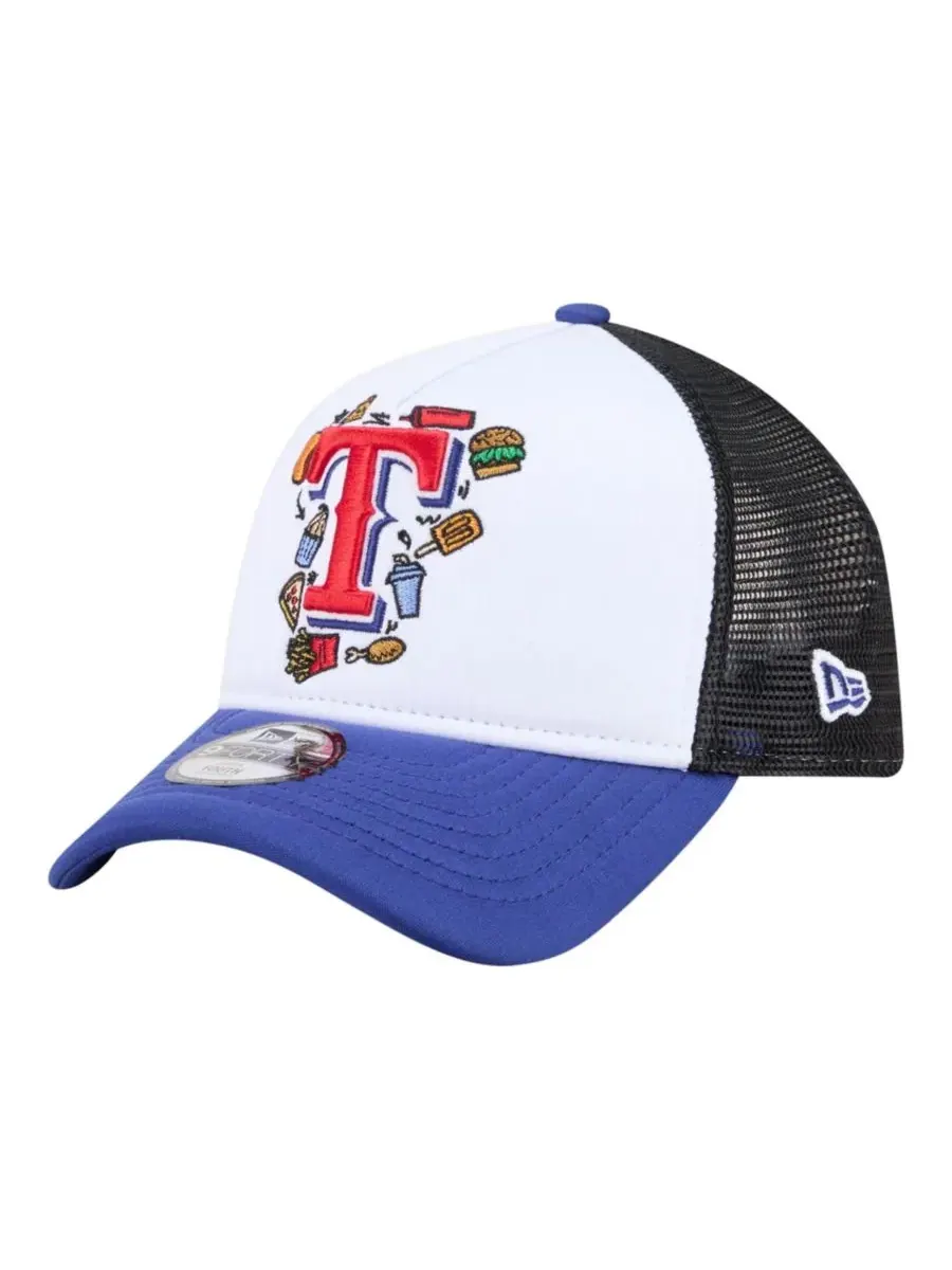 Кепка-тракер New Era Food A-Frame 9FORTY Trucker Adjustable Hat — изображение 1 из 7, белый