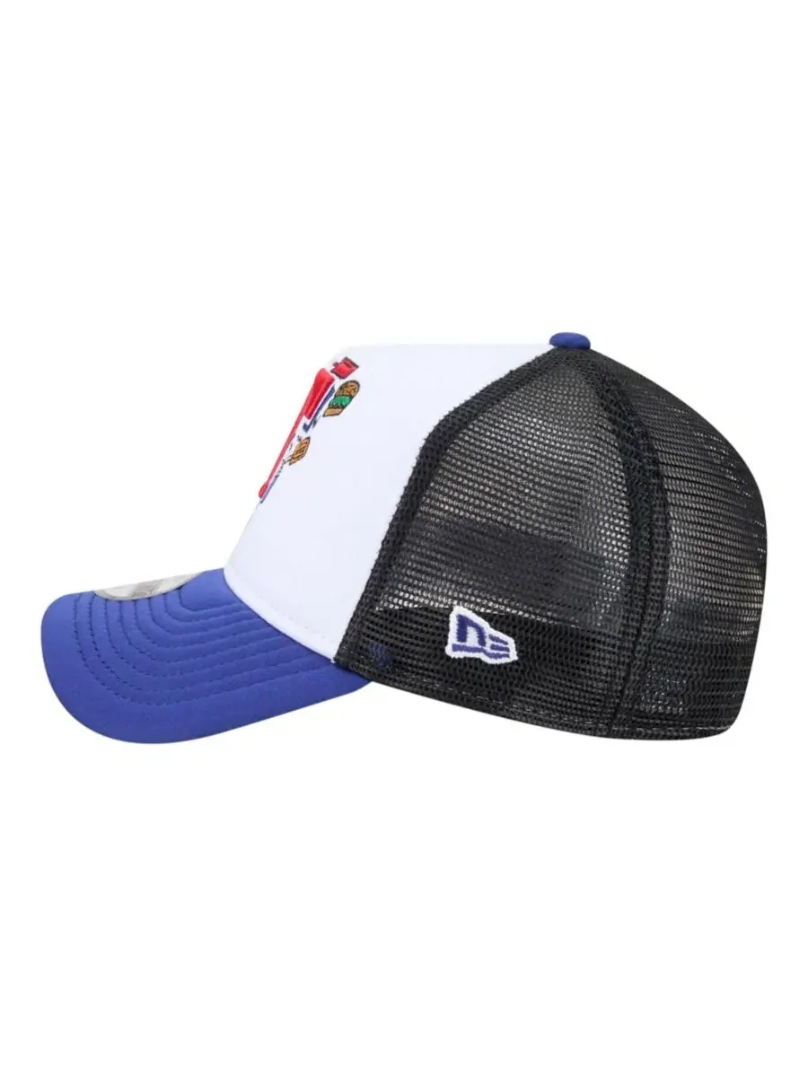Кепка-тракер New Era Food A-Frame 9FORTY Trucker Adjustable Hat — изображение 6 из 7, белый