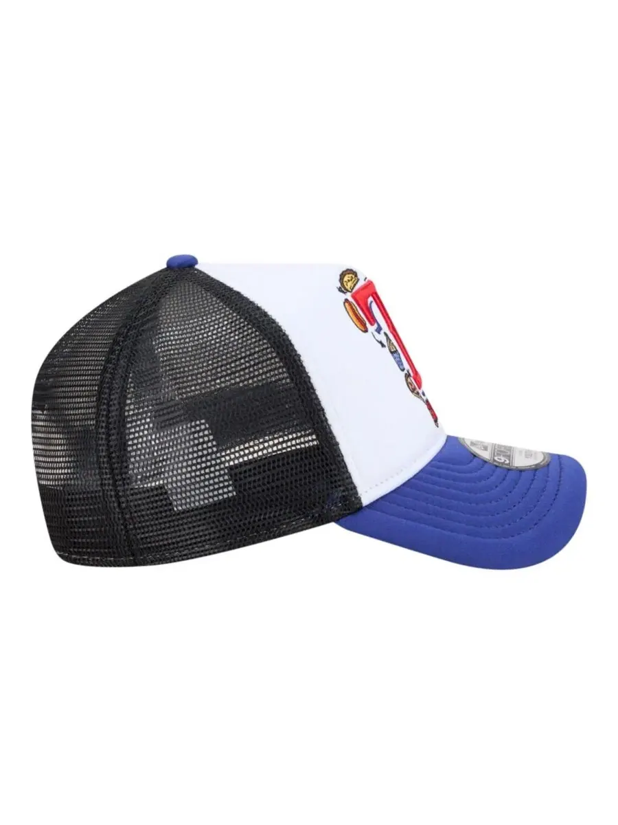 Кепка-тракер New Era Food A-Frame 9FORTY Trucker Adjustable Hat — изображение 7 из 7, белый