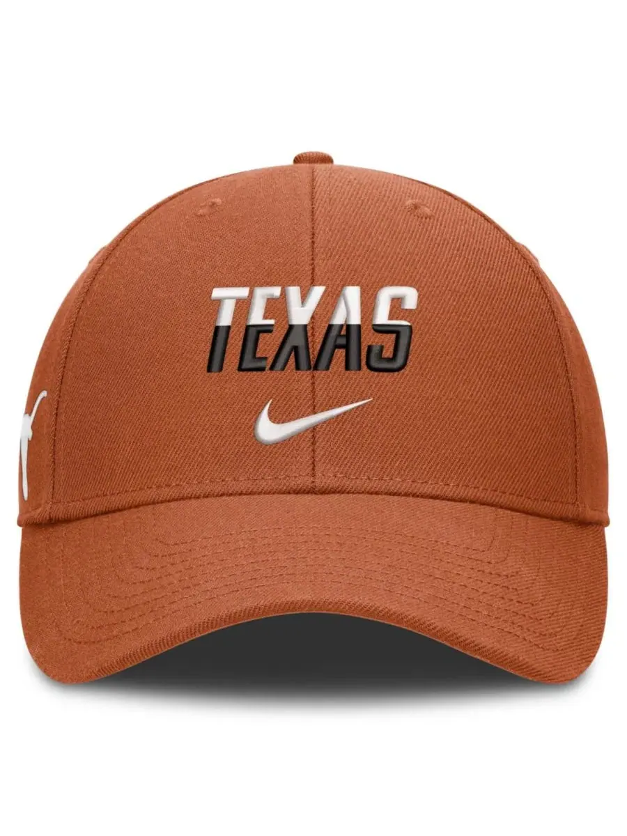 Бейсболка Nike с вышивкой Texas Longhorns — изображение 2 из 3, оранжевый