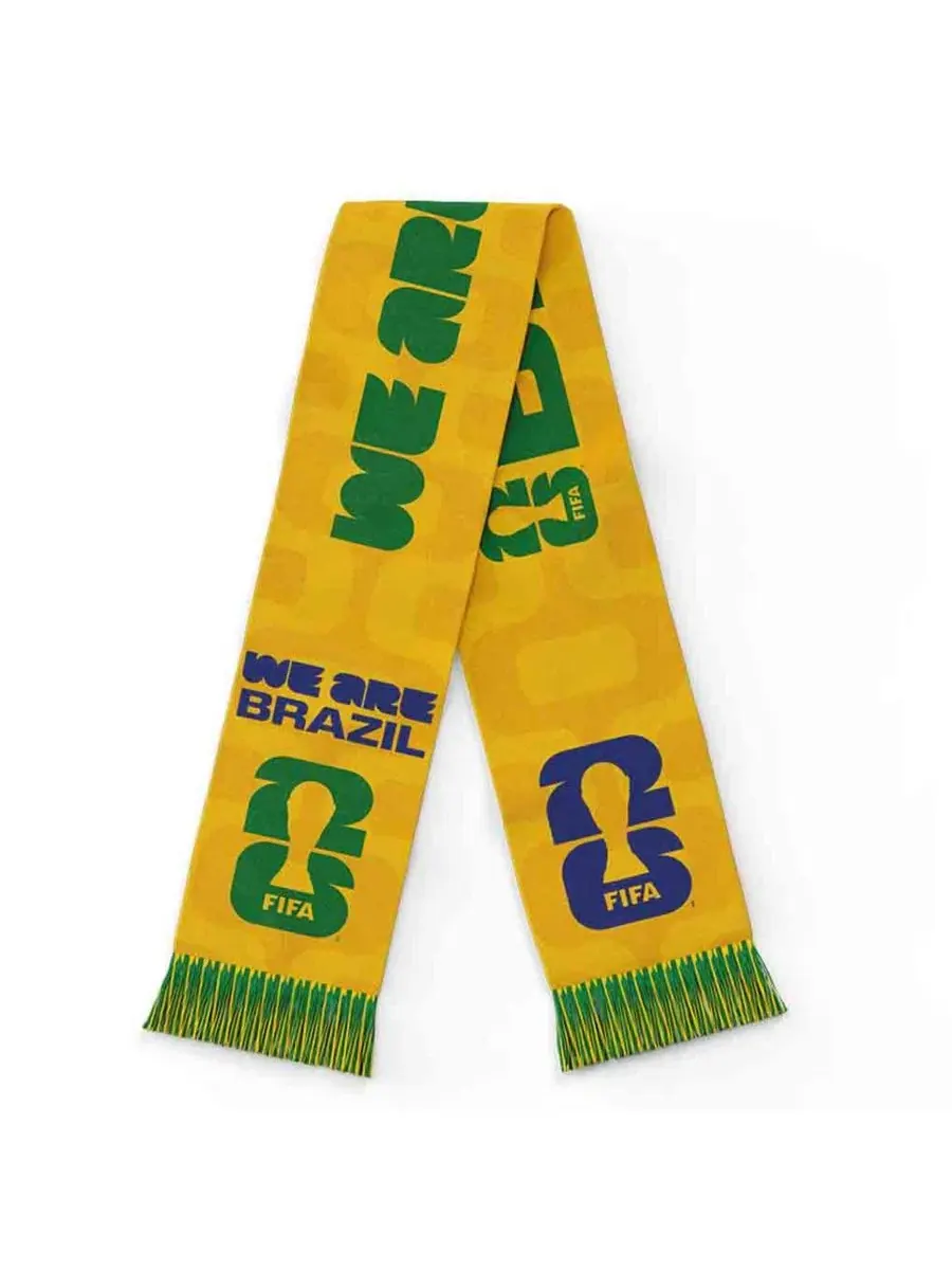 Шарф болельщика Бразилии FIFA World Cup 2026 Federation Global Scarves