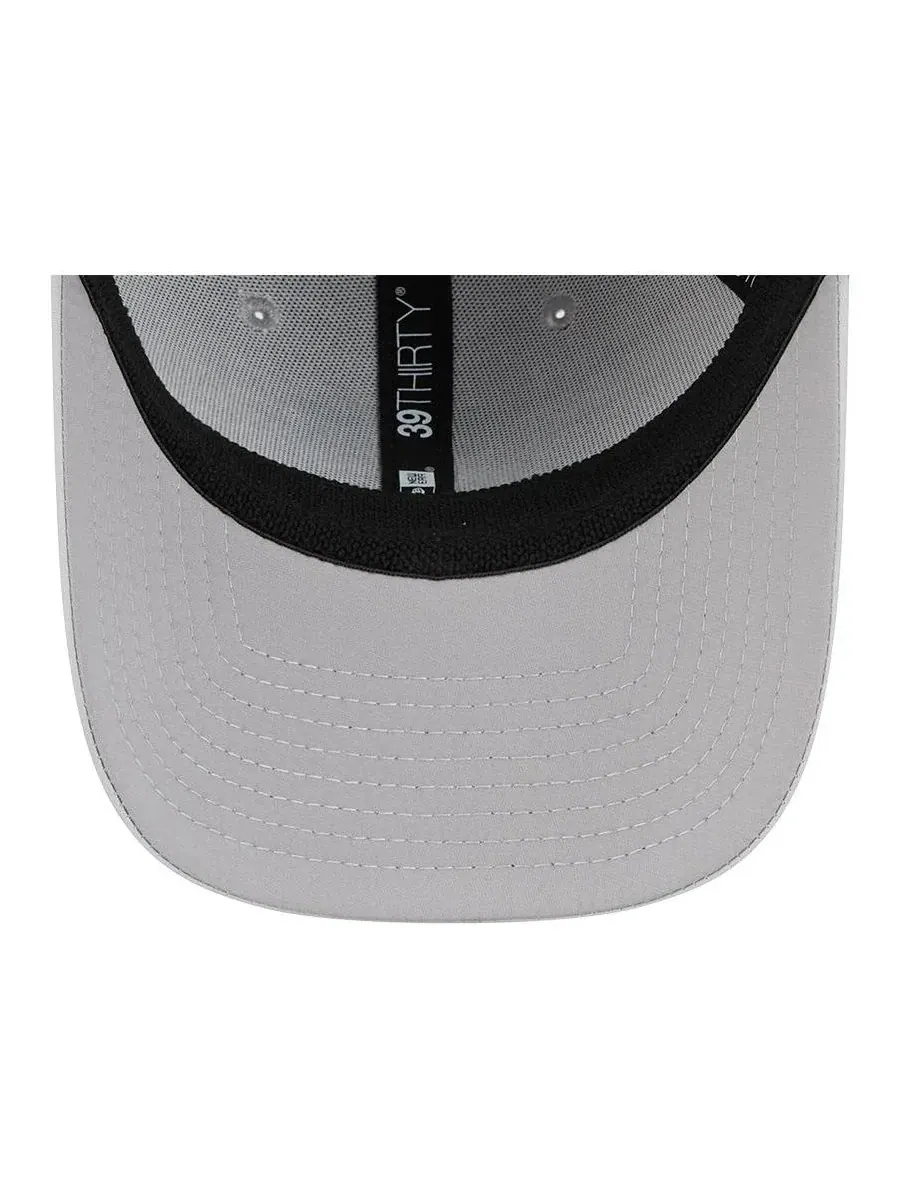 New Era Мужская синяя перфорированная кепка Detroit Lions 39THIRTY Flex — изображение 2 из 5, серый