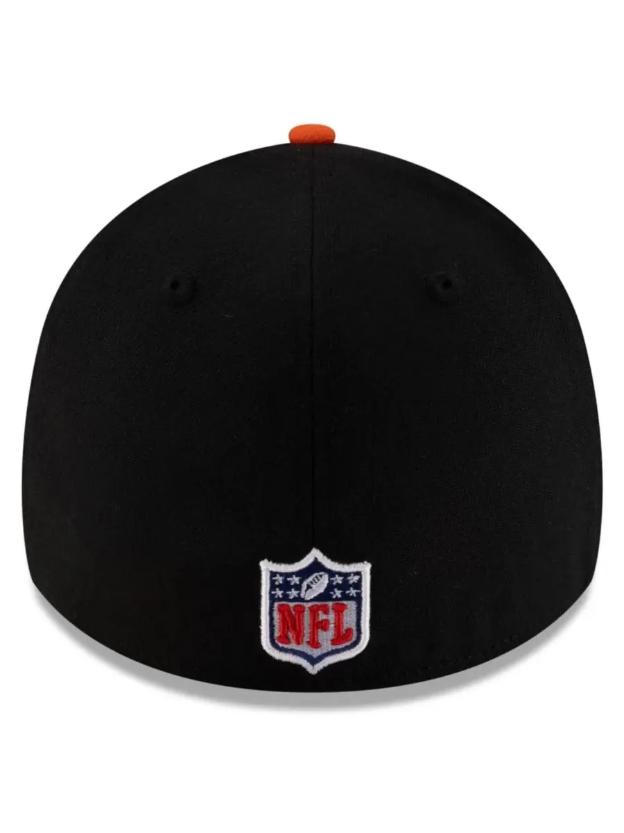 New Era Мужская кепка Cincinnati Bengals 39THIRTY Flex, черно-оранжевая, с символикой драфта НФЛ — изображение 3 из 5