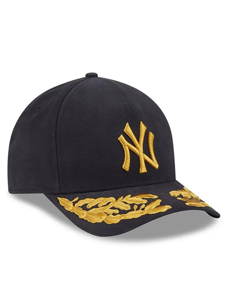 New Era Мужская черная регулируемая бейсболка New York Yankees A-Frame 9FORTY — изображение 2 из 4, черный