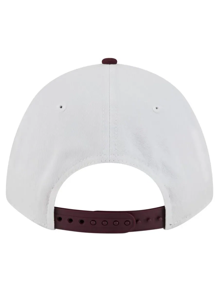 New Era Мужская бело-бордовая кепка Minnesota Golden Gophers Arch Two-Tone Rope 9FORTY A-Frame — изображение 4 из 5, белый