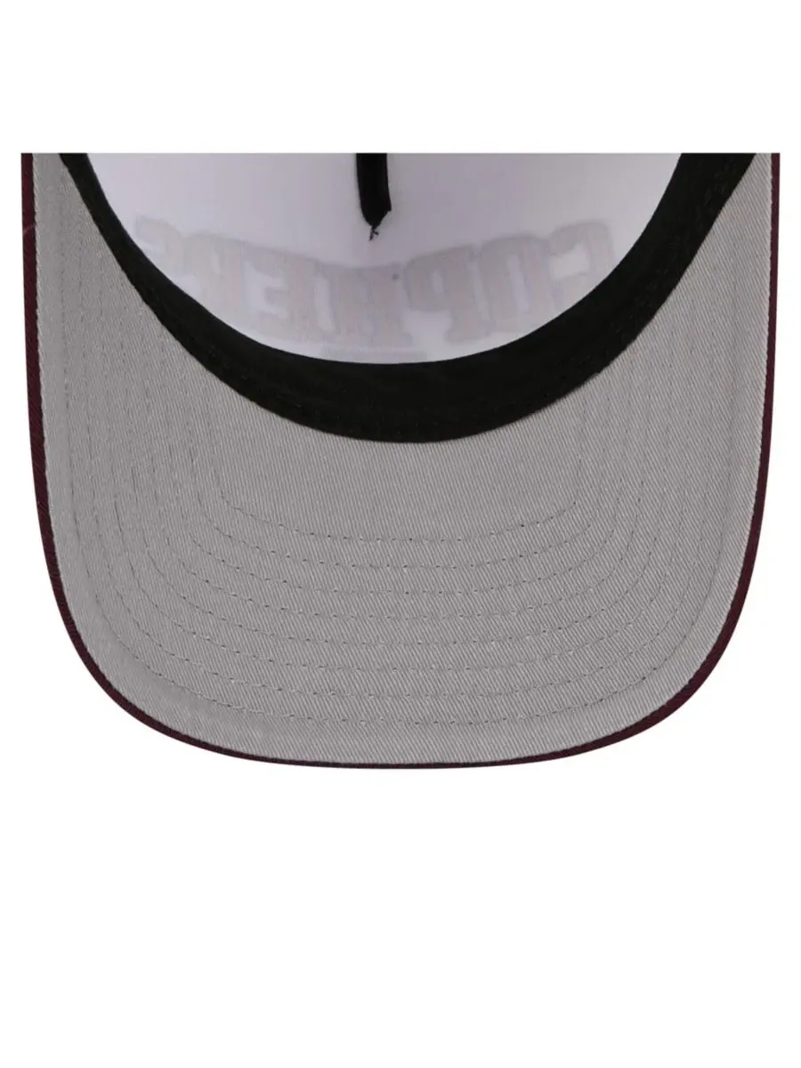 New Era Мужская бело-бордовая кепка Minnesota Golden Gophers Arch Two-Tone Rope 9FORTY A-Frame — изображение 5 из 5, белый