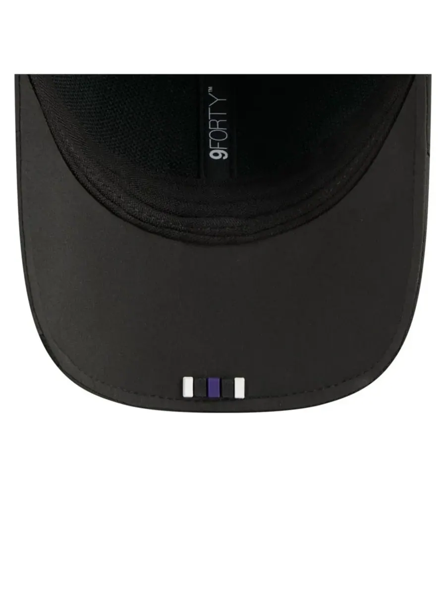 New Era Мужская черная регулируемая бейсболка Baltimore Ravens 2025 Sideline M-Crown 9FORTY — изображение 2 из 5, черный