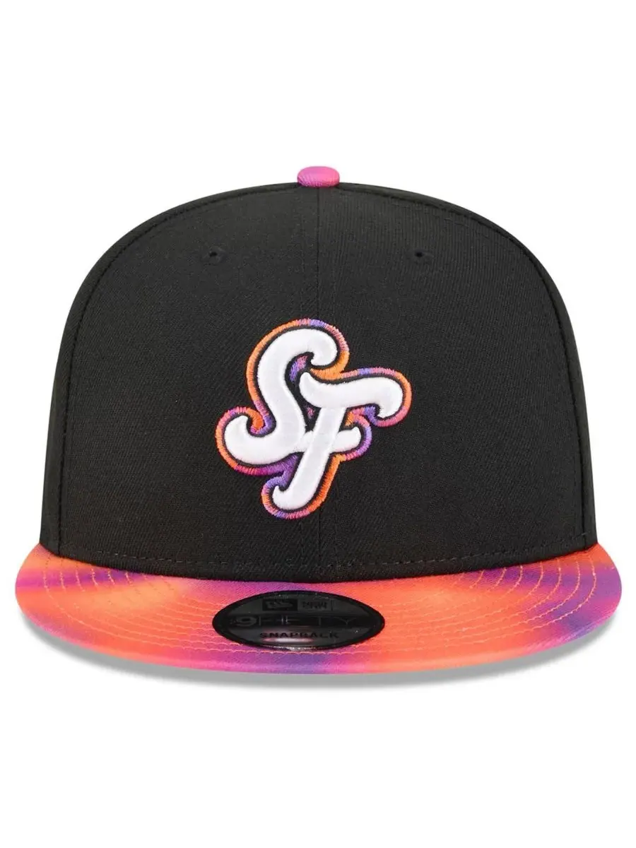 New Era Мужская черно-оранжевая кепка-снепбек San Francisco Giants 2025 City Connect 9FIFTY — изображение 2 из 5