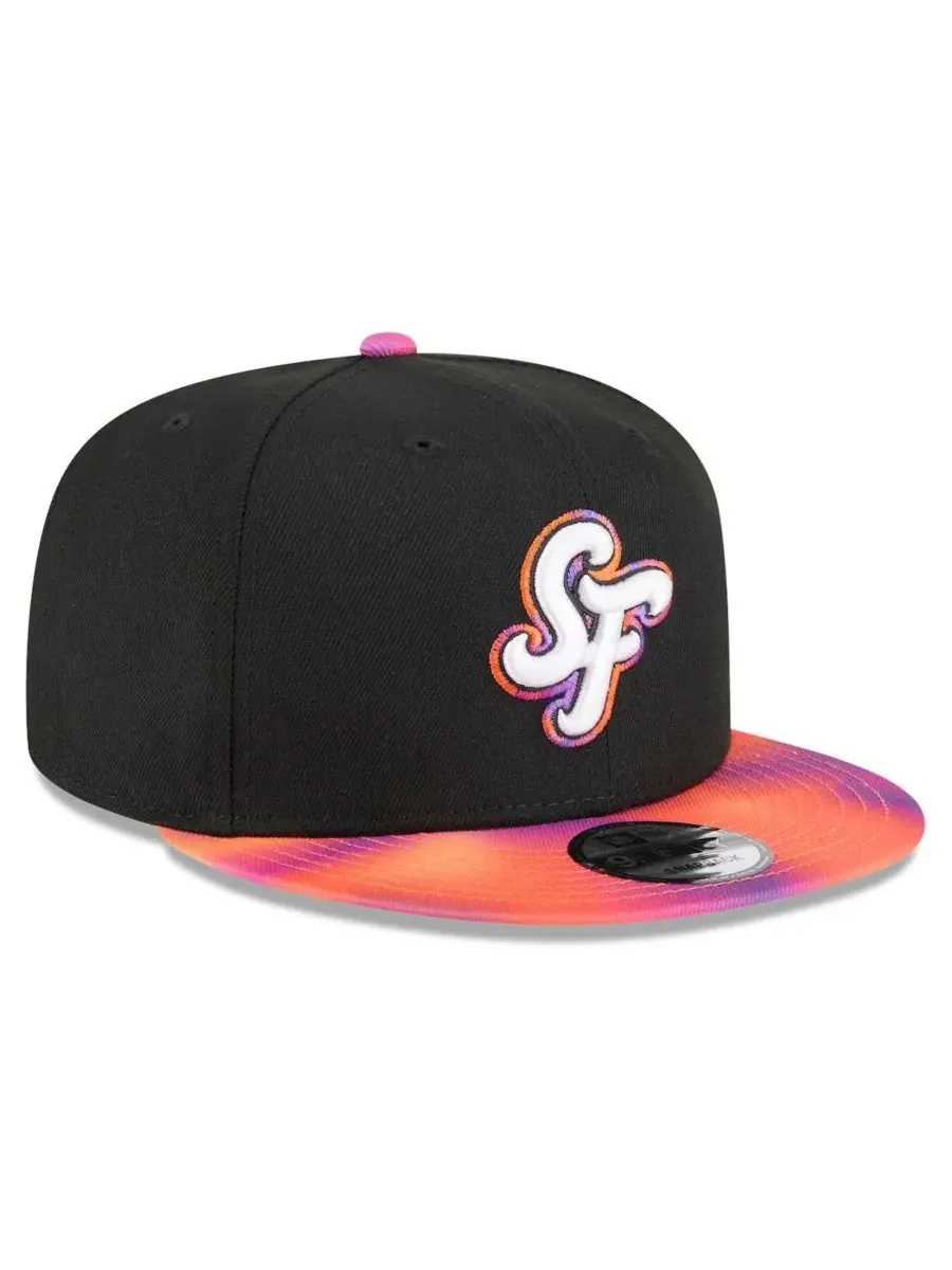 New Era Мужская черно-оранжевая кепка-снепбек San Francisco Giants 2025 City Connect 9FIFTY — изображение 3 из 5