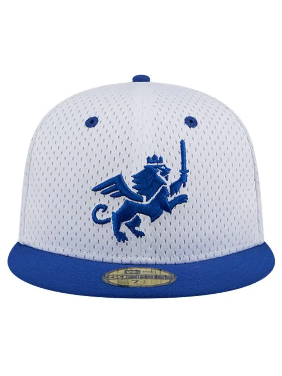 New Era Мужская серая кепка FC Cincinnati Throwback Mesh 59FIFTY — изображение 2 из 4, белый