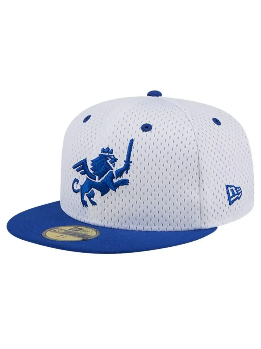 New Era Мужская серая кепка FC Cincinnati Throwback Mesh 59FIFTY — изображение 3 из 4, белый