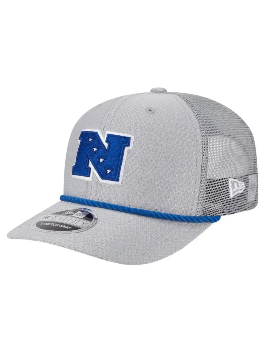 New Era Мужская серая кепка Dallas Cowboys 2025 Pro Bowl 9SEVENTY с эластичными застежками — изображение 4 из 5, серый