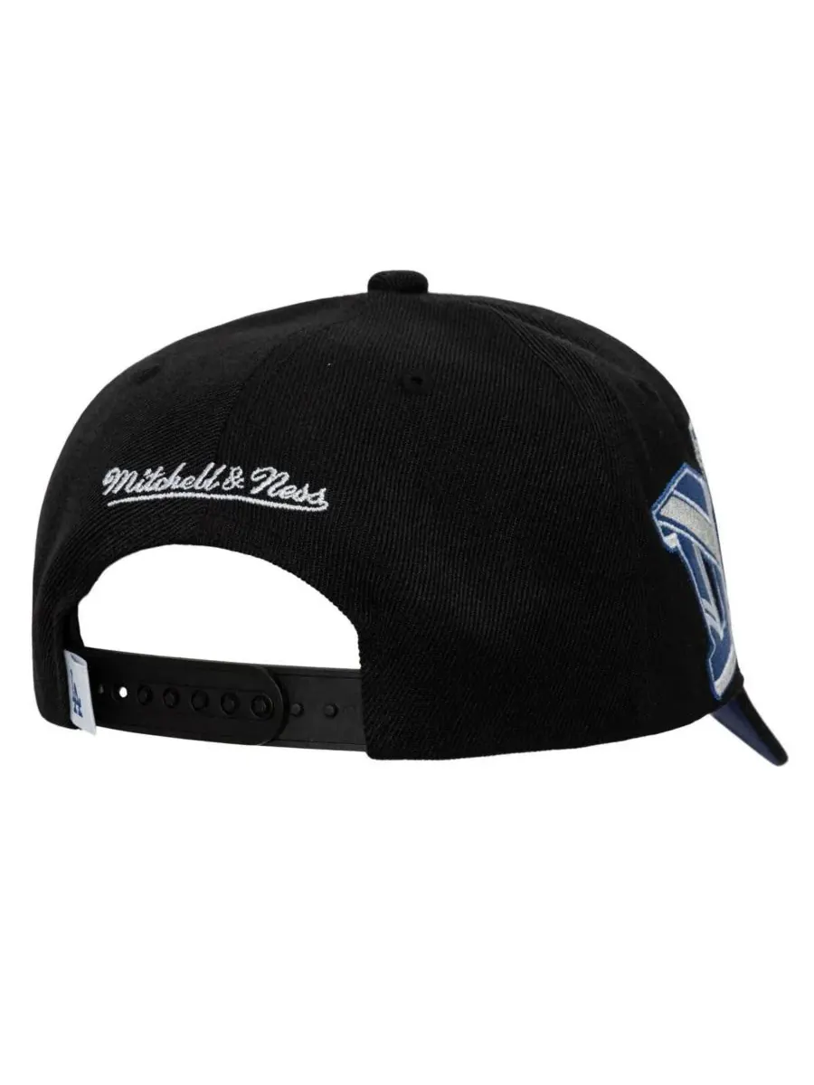 Mitchell & Ness Мужская черная кепка Los Angeles Dodgers Hyper Type Pro Crown Snapback — изображение 2 из 4, черный