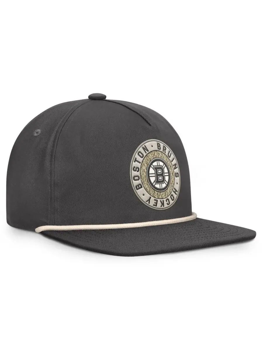 Fanatics Мужская бейсболка Boston Bruins Closer с регулируемой высотой — изображение 3 из 4, темно-серый