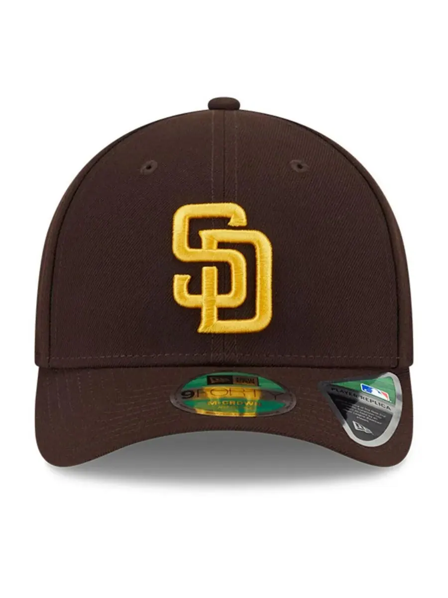 New Era Мужская коричневая кепка San Diego Padres Player Replica 9FORTY с регулируемым размером — изображение 5 из 5