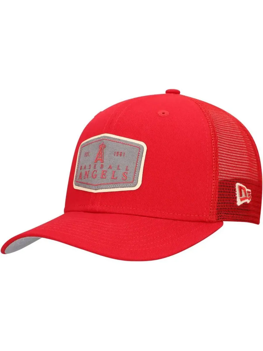 New Era Мужская красная кепка Los Angeles Angels с маркировкой 9SEVENTY, регулируемая по высоте и — изображение 1 из 4