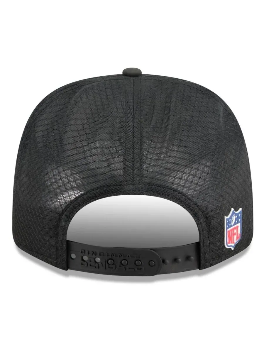 New Era Мужская черная регулируемая кепка-тракер Cincinnati Bengals 2025 Sideline 9SEVENTY — изображение 3 из 5, черный