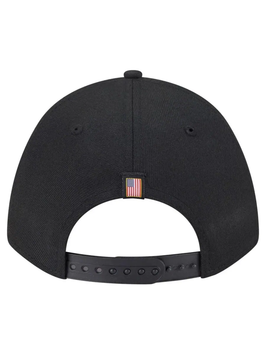 New Era Мужская черная кепка Colorado Rockies с американским флагом, регулируемая, модель 9FORTY — изображение 4 из 4, черный