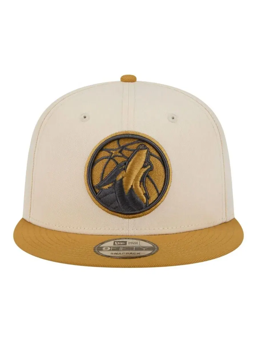 Кепка-снапбек с вышивкой Minnesota Timberwolves New Era — изображение 2 из 5, кремовый бежевый