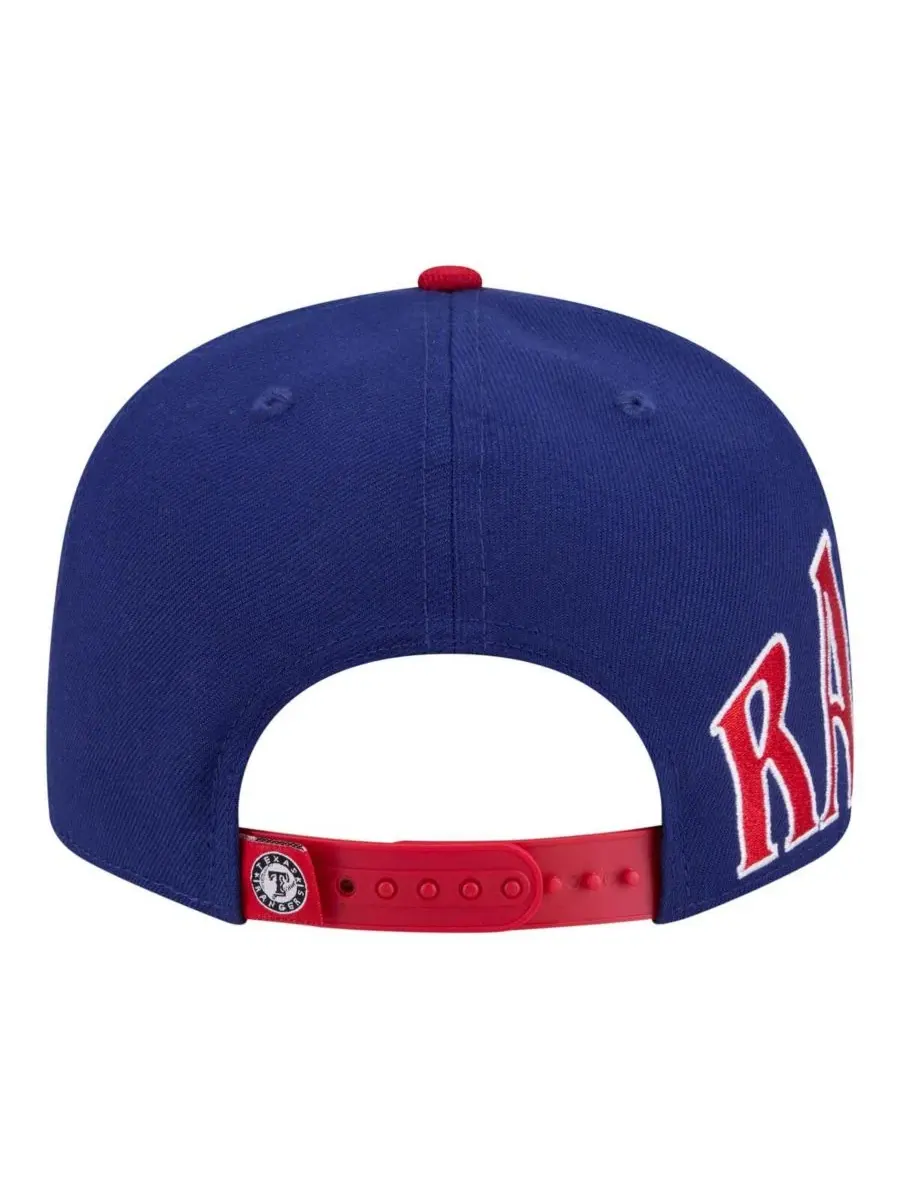 Кепка с козырьком, с принтом, Texas Rangers New Era — изображение 2 из 4, красный