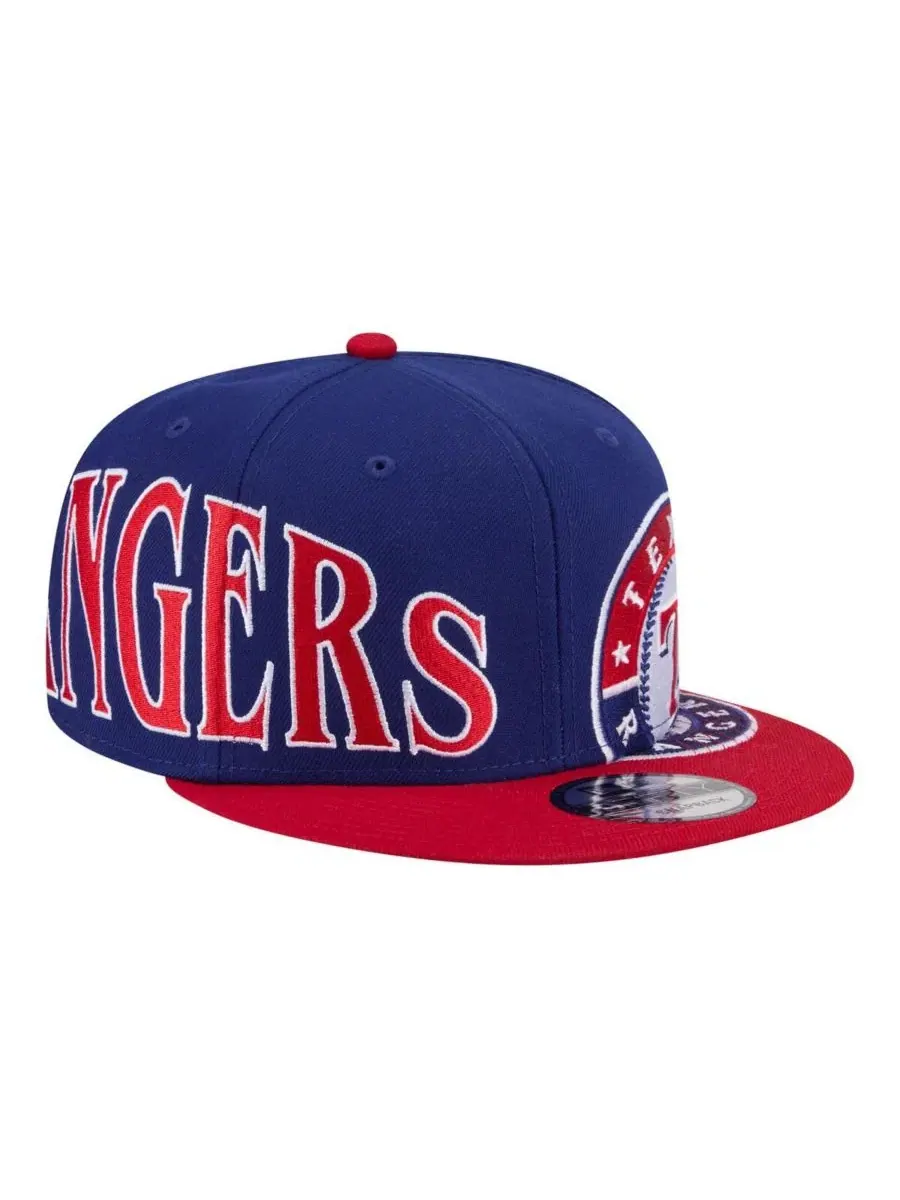 Кепка с козырьком, с принтом, Texas Rangers New Era — изображение 3 из 4, красный