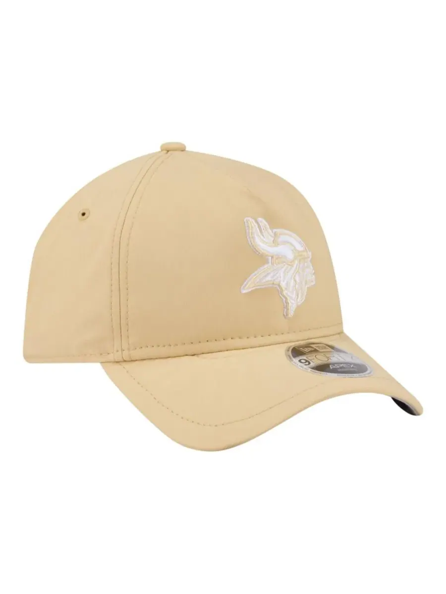 Кепка New Era Apex 9FORTY с вышитым логотипом Minnesota Vikings — изображение 3 из 5, бежевый