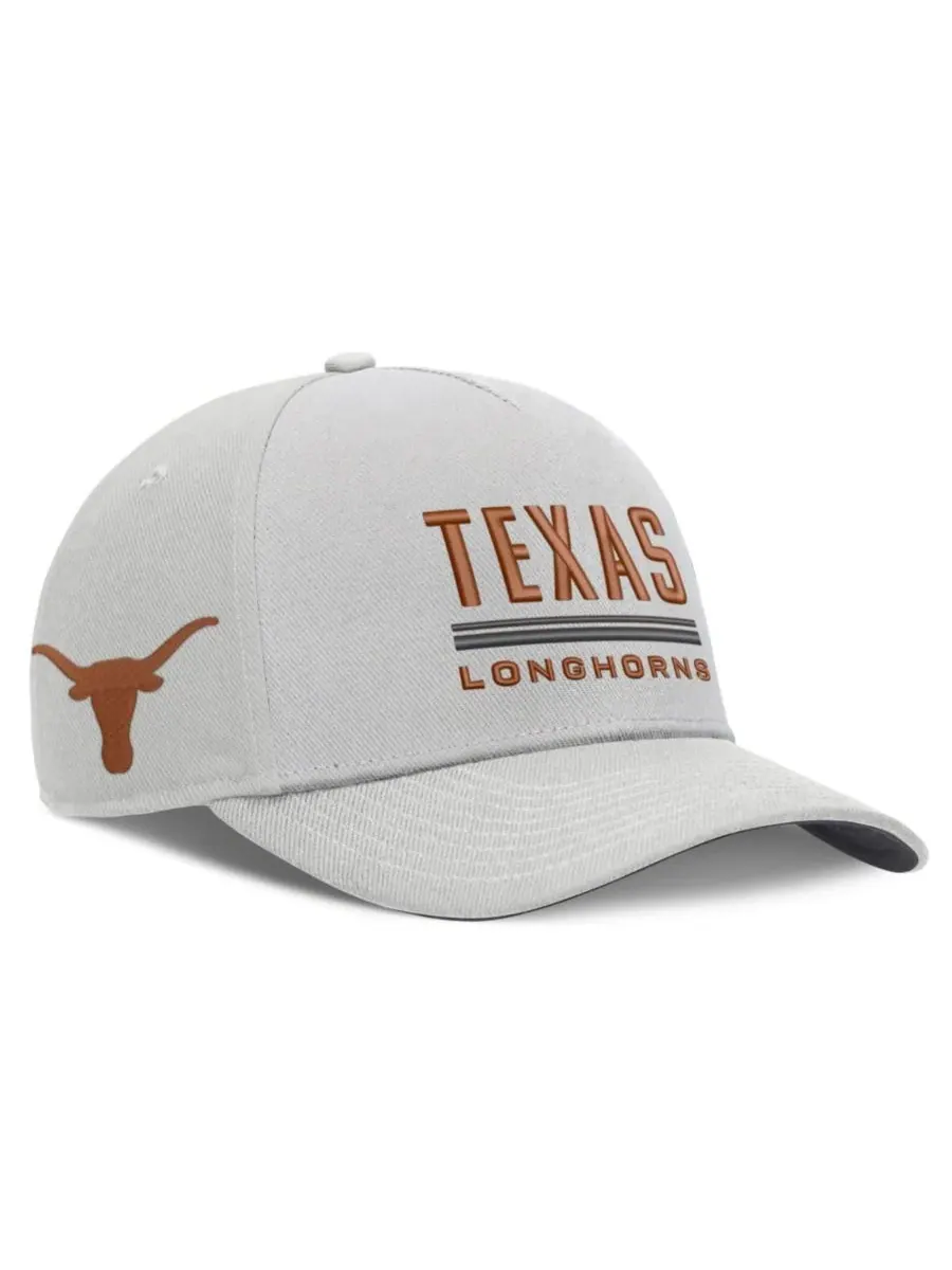 Бейсболка Nike Texas Longhorns 2026 Sideline Dri-FIT Rise — изображение 3 из 5, серый