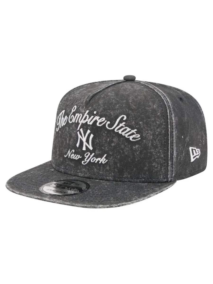 Кепка-снапбэк A-Frame 9FIFTY с вышивкой New York Yankees New Era — изображение 1 из 5, черный