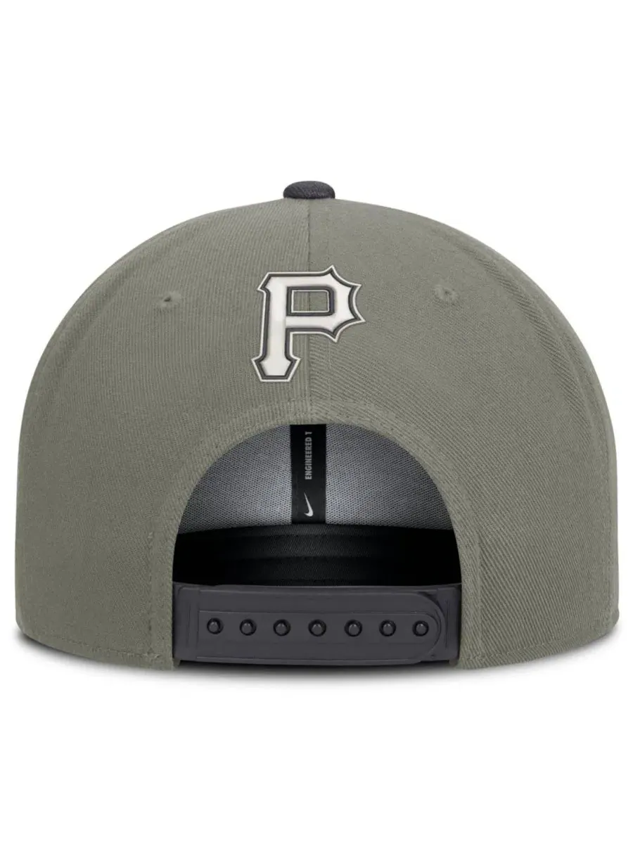 Кепка-снэпбек Nike Pro Dri-FIT Pittsburgh Pirates — изображение 4 из 5, серый